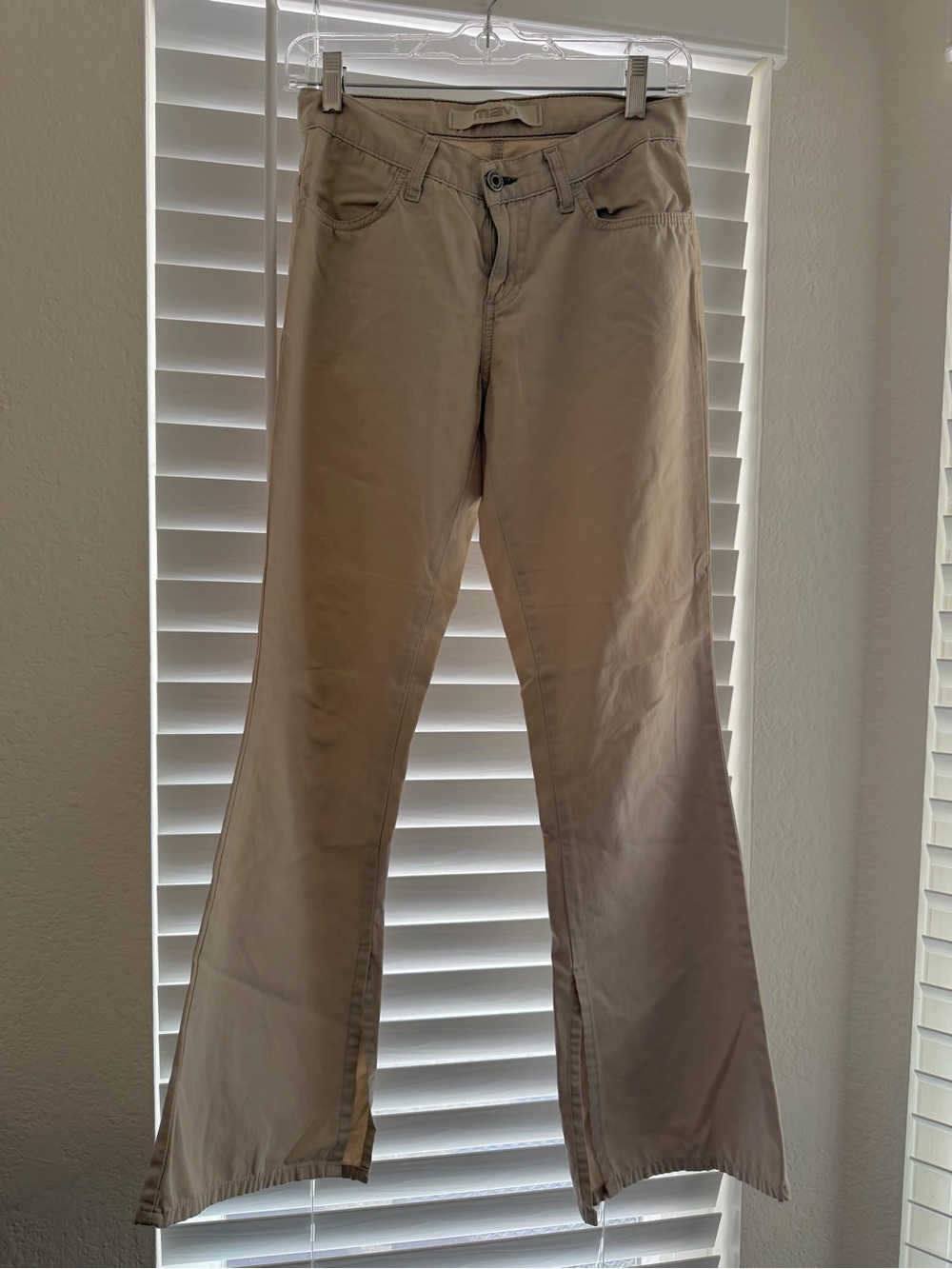 VTG Y2K Mavi Michelle Low Rise Flare Pants Split Hem